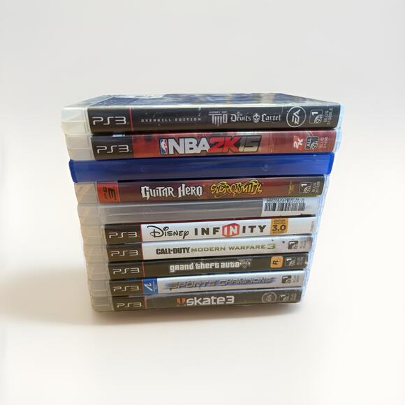 PS3 GAME LOT- TESTED - Call Of Duty, Guitar Hero, Batman, GTA & More - Picture 1 of 11